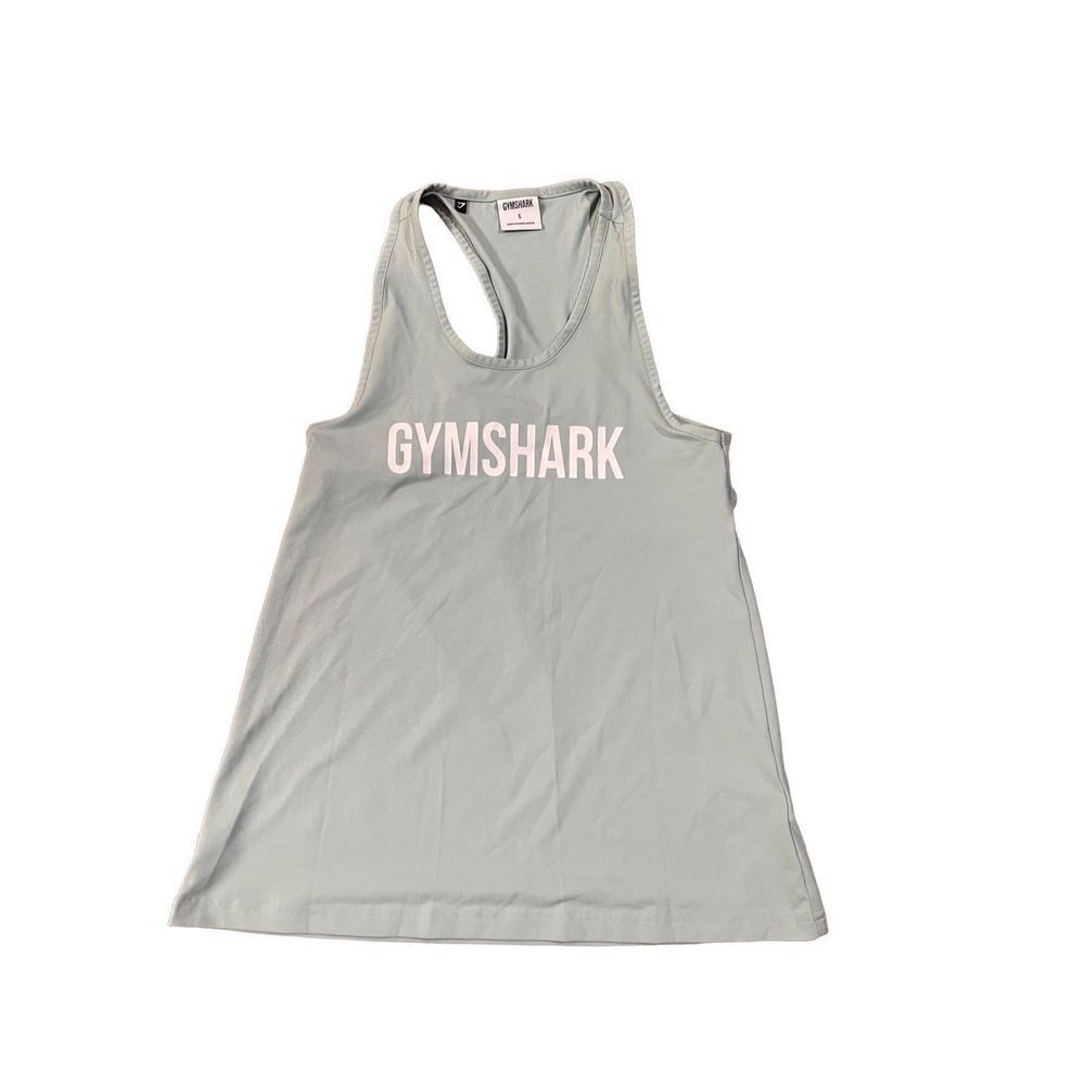 Gymshark mint‎ light green womens open back activewear tank size small